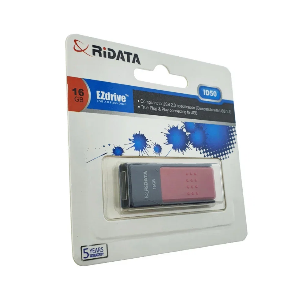 Stick USB 2.0 Ridata 16GB HD50 Negru Retractabil [2]