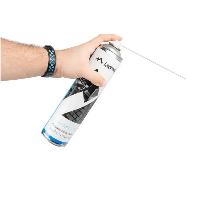 Spray Curățare Aer Comprimat Lanberg 600ml CG-600FL-001 - Anti-praf Electronică [2]