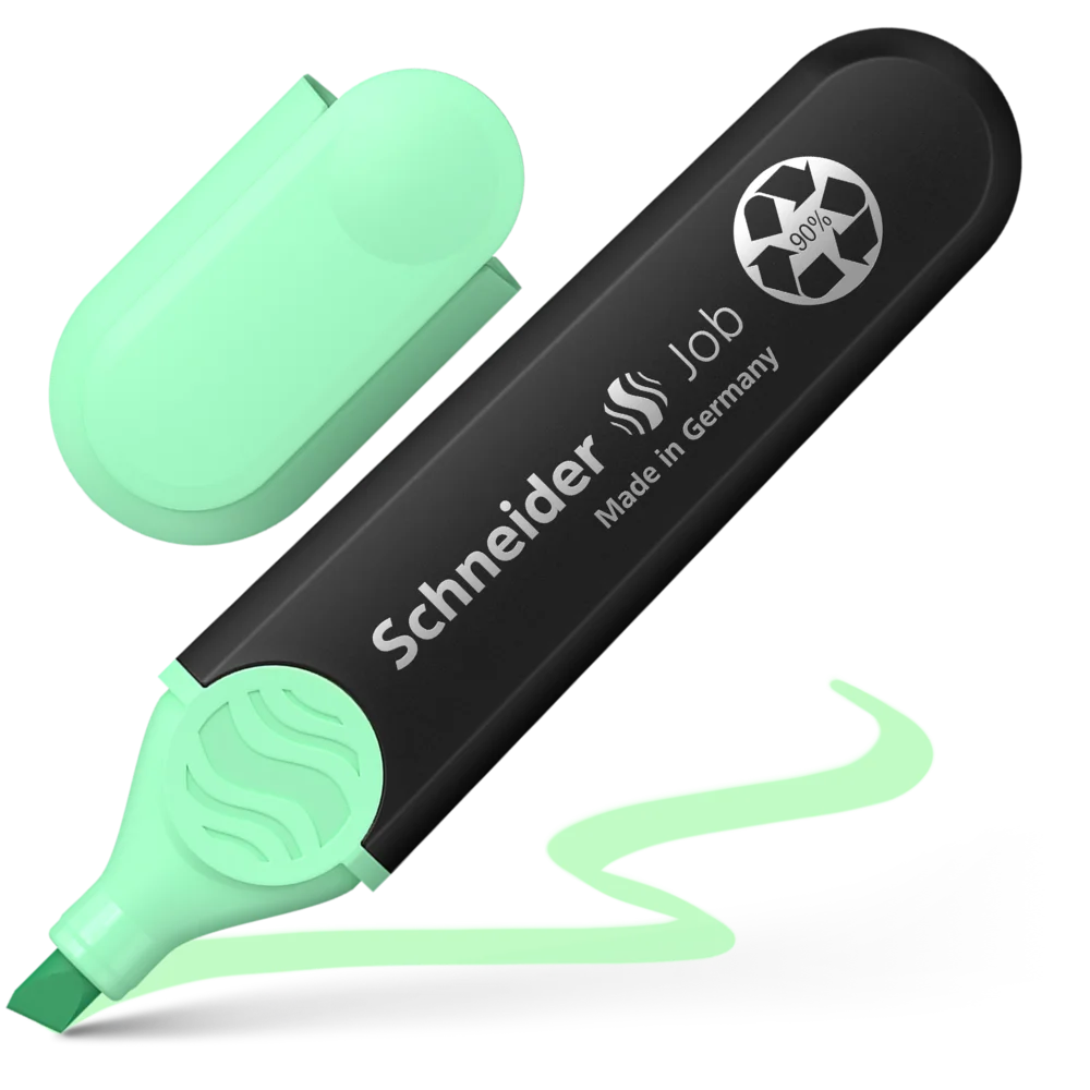 Textlinere - extmarker Schneider Job Pastel Verde Mentă TMK046