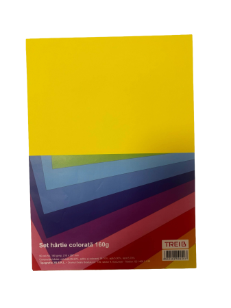 CARTON COLOR A4 160GR 50COLI/SET GALBEN PAL [1]