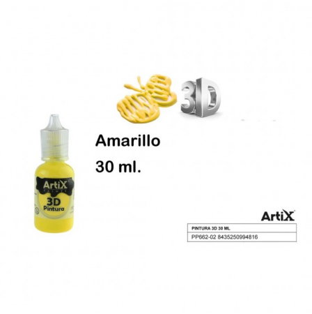 Contururi - VOPSEA ACRILICA 3D IPB 30ML GALBEN PP662-02