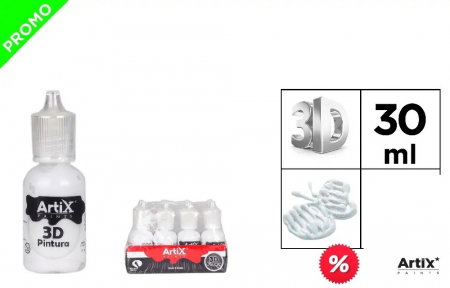 Contururi - VOPSEA ACRILICA 3D IPB 30ML GRI ALBASTRUI PP662-14