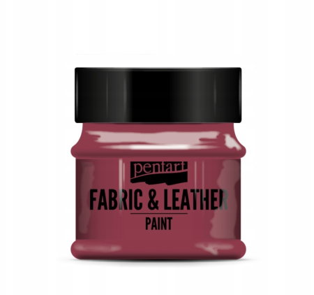 Vopsele pentru textile - VOPSEA TEXTILE SI PIELE 50ML PENTART BORDO 34803