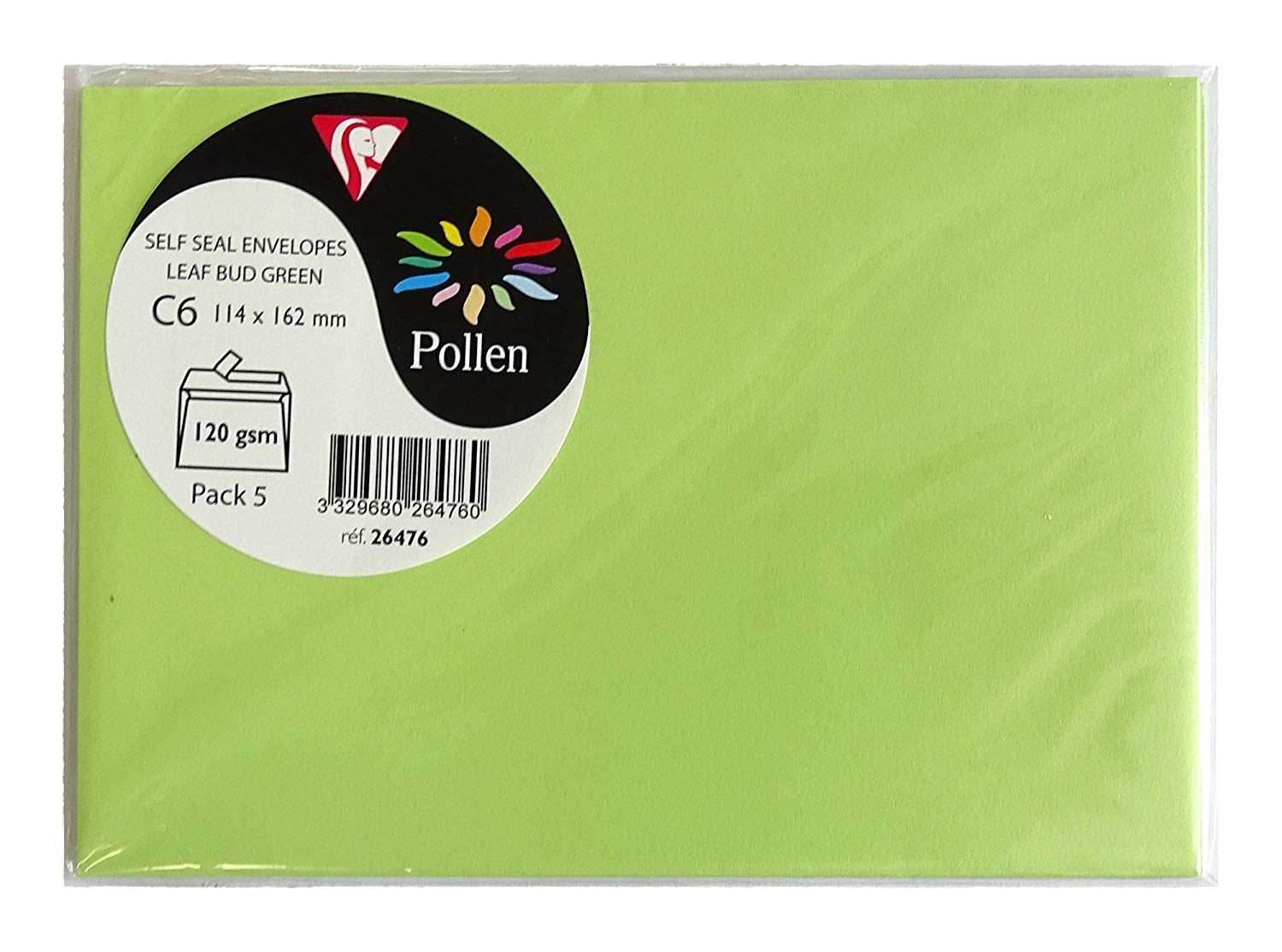 PLIC CLAIREFONTAINE C6 5/SET VERDE FISTIC 26476C