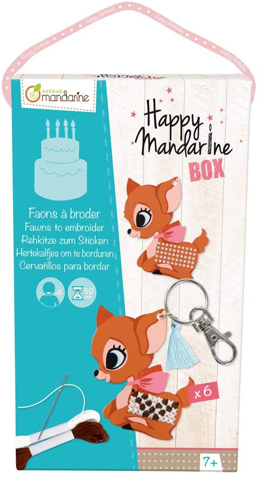 CF KIT CREATIV BRODERIE HAPPY MANDARINE BOX KC005O