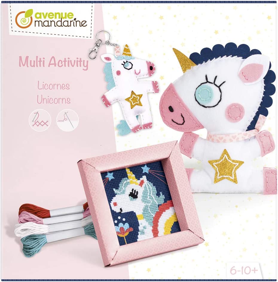 CF KIT CREATIV MULTI ACTIVITY UNICORNS AVENUE MANDARINE KC113C