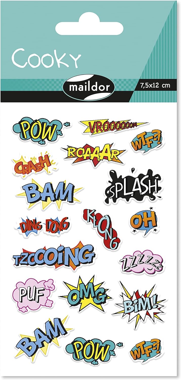 CF STICKER 3D COOKY 7.5*12CM MAILDOR ONOMATOPEE CY146C