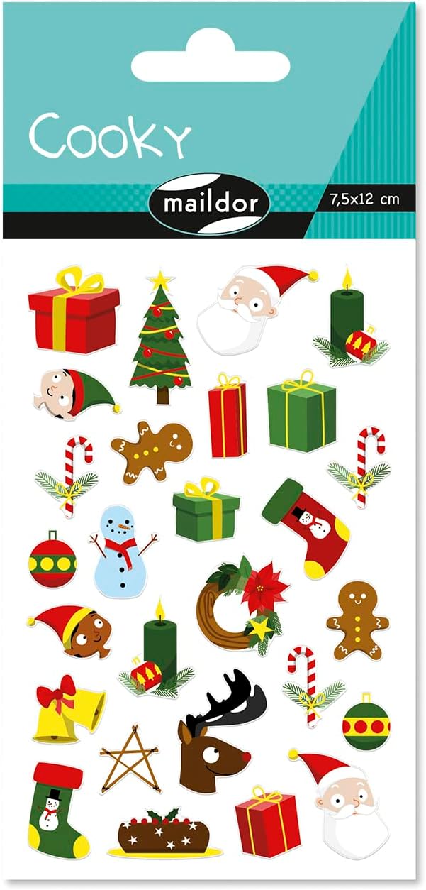 CF STICKER 3D COOKY 7.5*12CM MAILDOR MOTIV CRACIUN CY153C