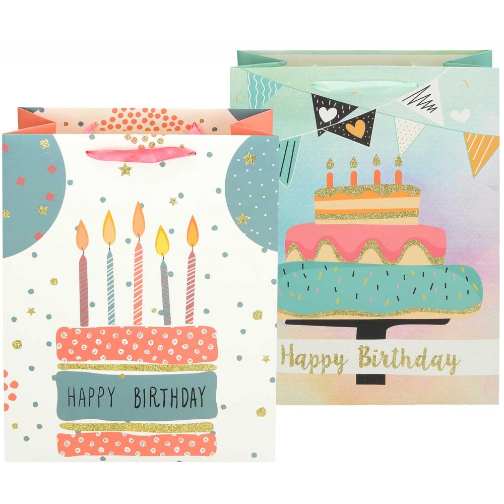 EU SACOSA CADOU 26*33*12CM HAPPY BIRTHDAY L 71901