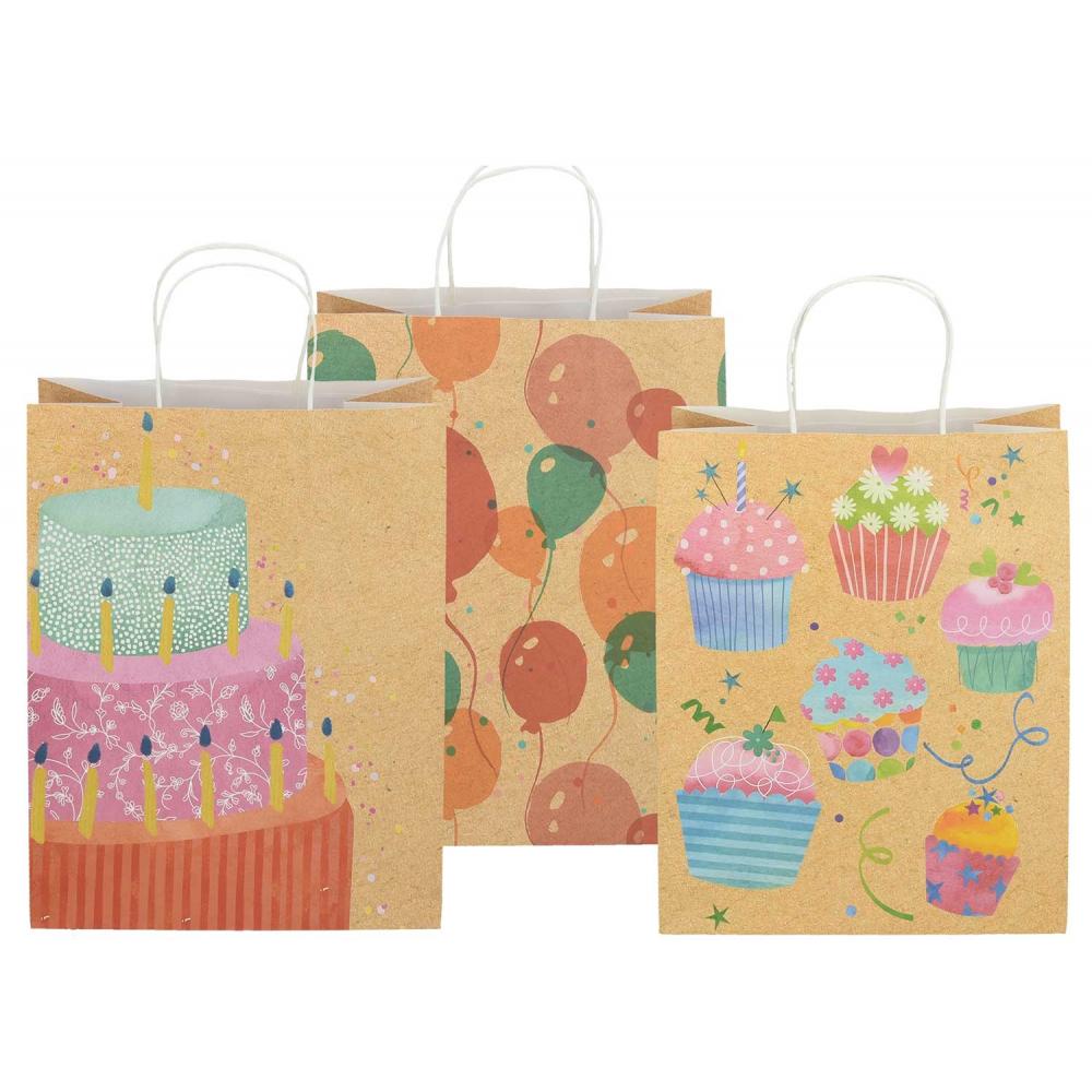 EU SACOSA CADOU 26.5*33*13CM ECOW SPECIAL L HAPPY BIRTHDAY 77543