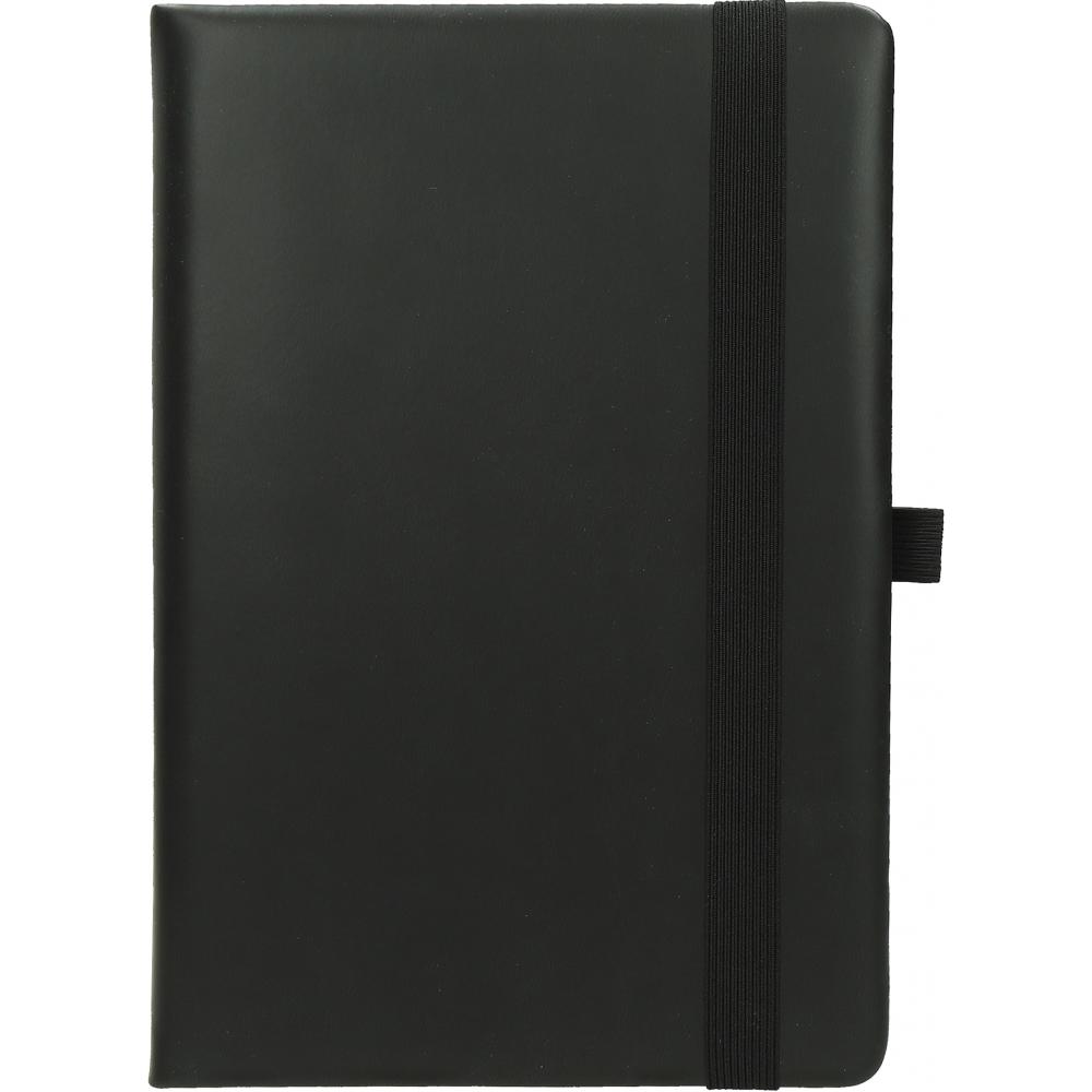 Caiet A5 196 pagini cu elastic negru