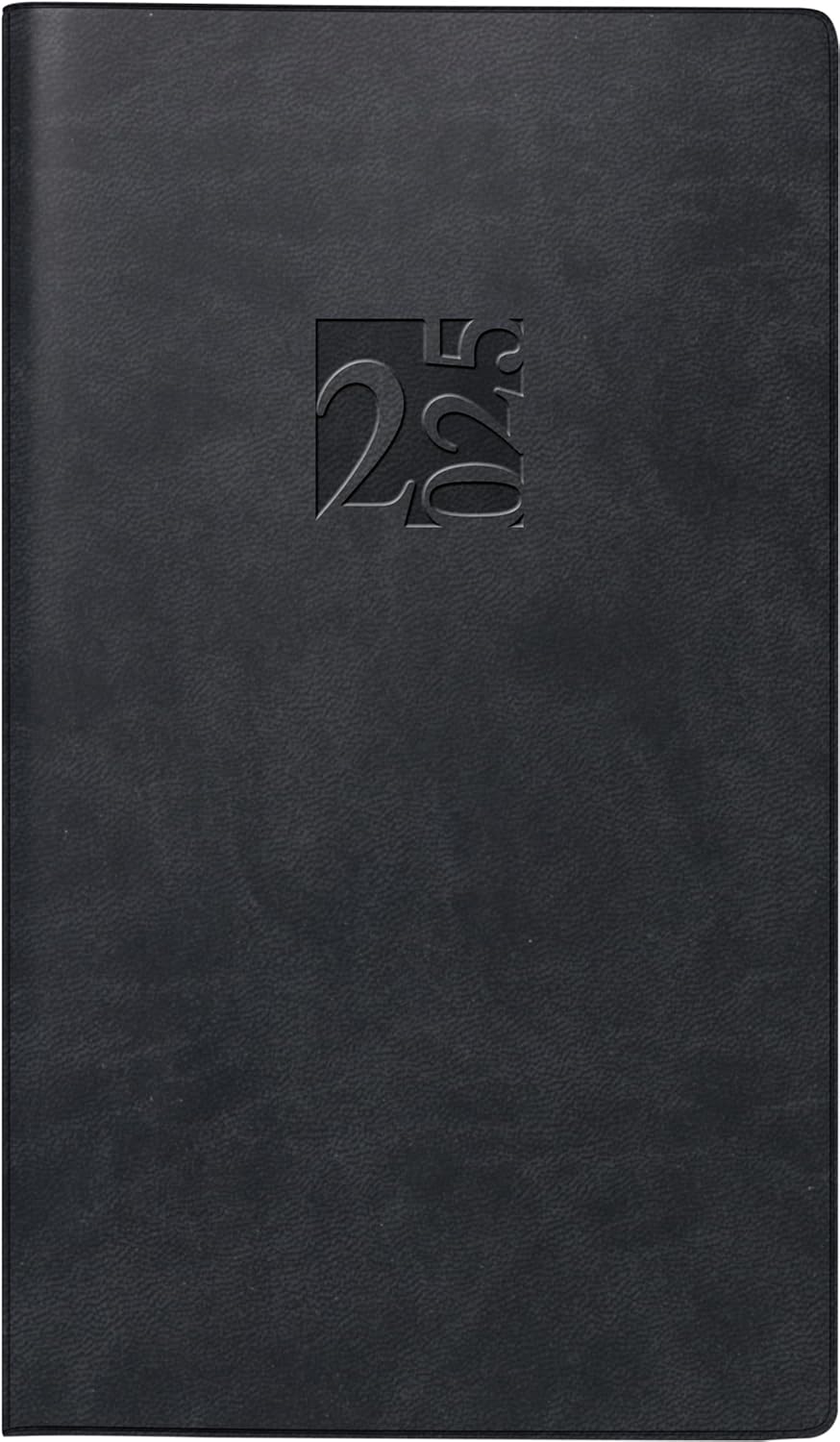 Brunnen Agenda Saptamanala Ridoide 2025 9x15 cm Piele Neagra