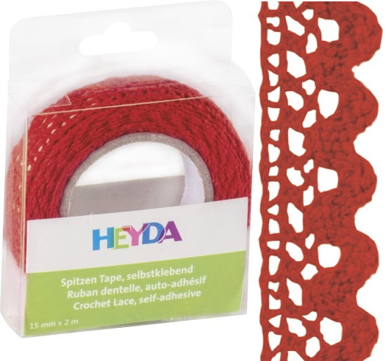 KP BANDA DECOR DANTELA AUTOADEZIVA 15MM*2M HEYDA ROSIE 3584524