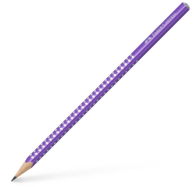 LEC CREION FABER GRIP SPARKLE B MOV FC118204