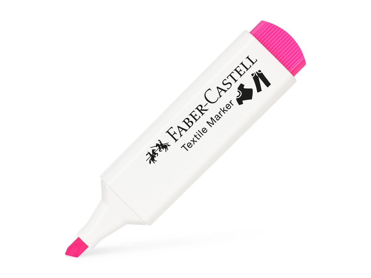 LEC MARKER TEXTILE FABER-CASTELL FC159529 ROZ NEON