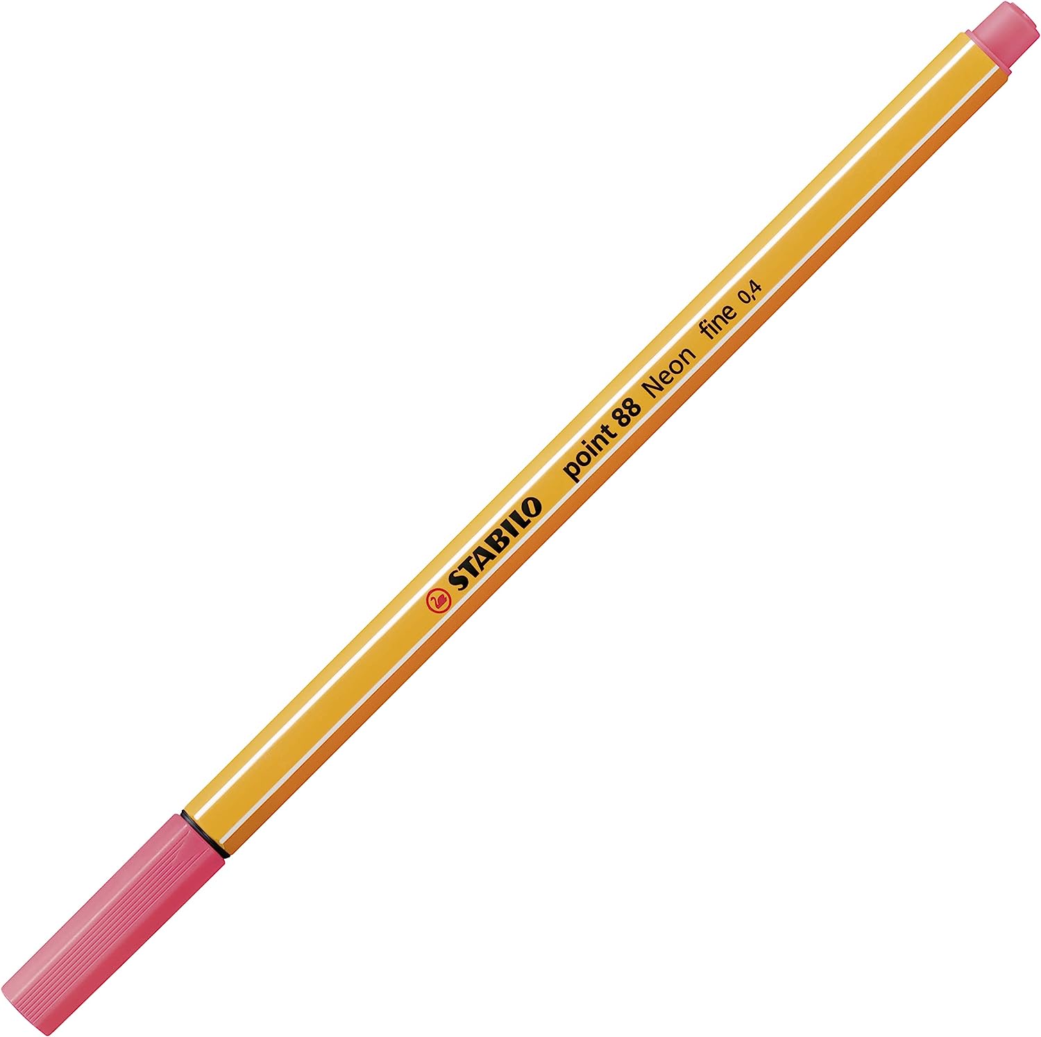 STABILO Point 88 Fine Liner Pen 0.4mm Neon Light Pink