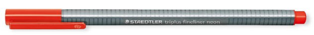 GRI FINELINER STAEDTLER 334-201 ROSU NEON 0.3 mm