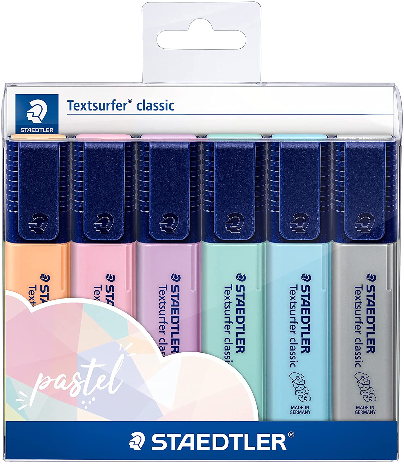 GRI TEXTMARKER STAEDTLER 364CWP6PA 6/SET PASTEL