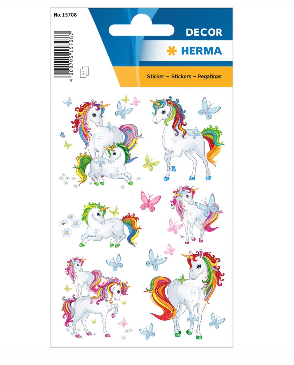 TOR STICKER DECOR  UNICORN H15708