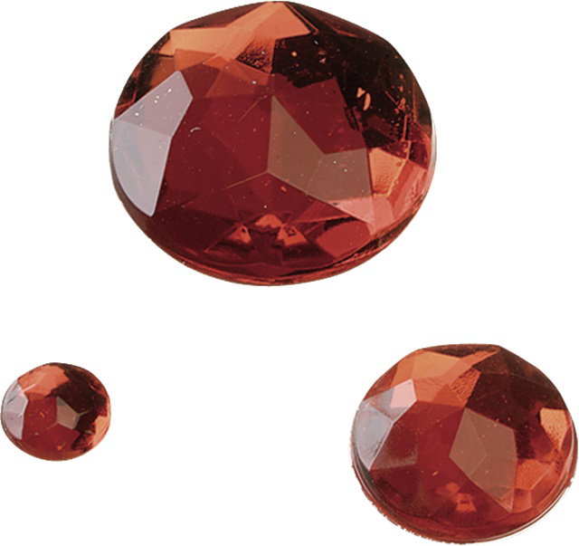 KP CRISTALE DECOR MIX 100/SET ROSU RUBINIU 2282120