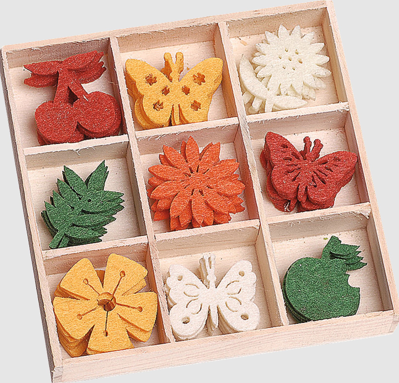 KP DECORATIUNI PASLA 45/SET FRUCTE, FLUTURI, FLORI 8001208