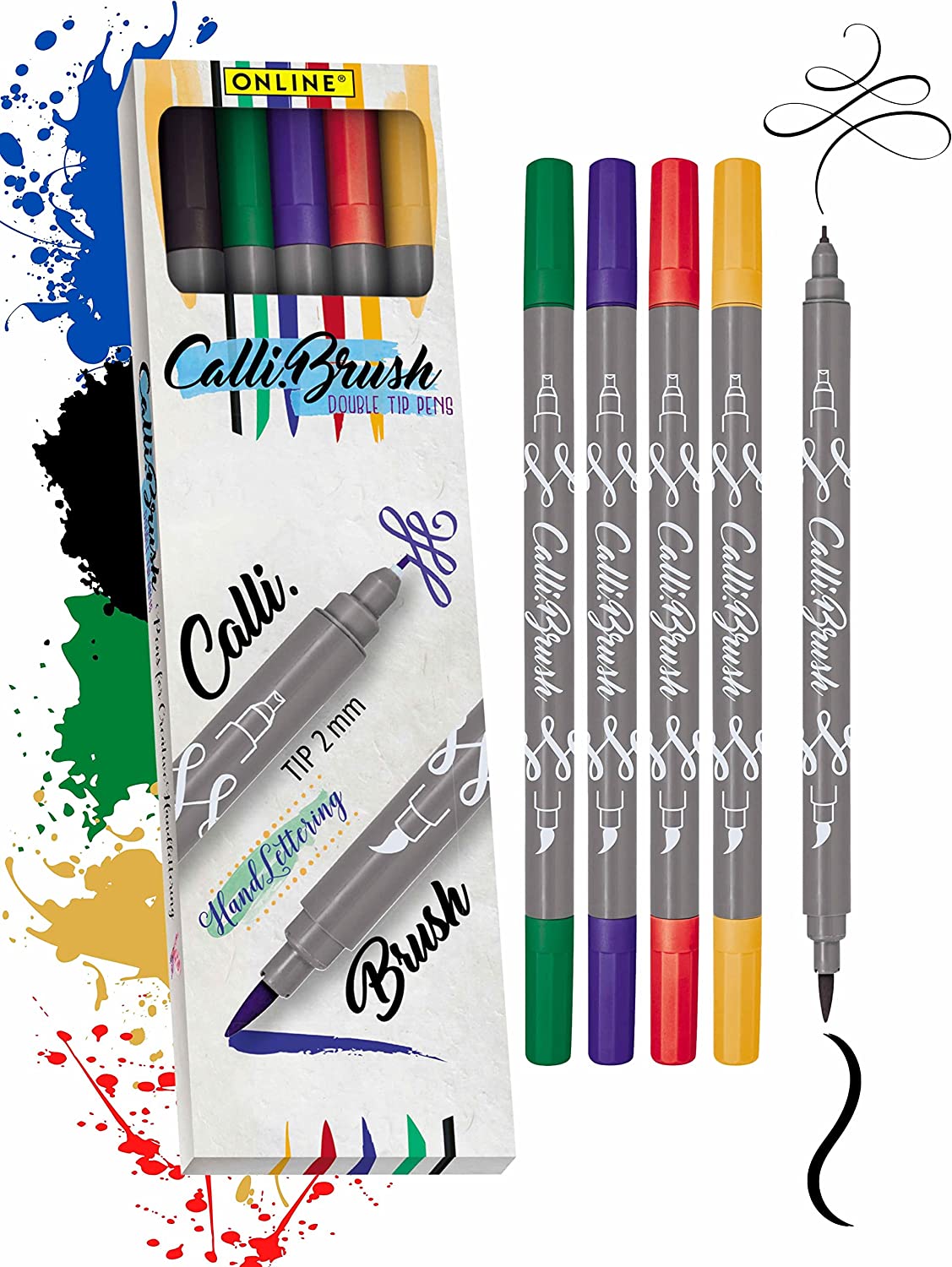 ONLINE CARIOCA TIP PENSULA 2 CAPETE CALLI.BRUSH CLASSIC 5/SET 19077