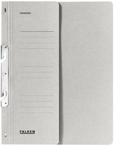 Dosar de incopciat Falken, coperta 1/2, gri 80000763001F