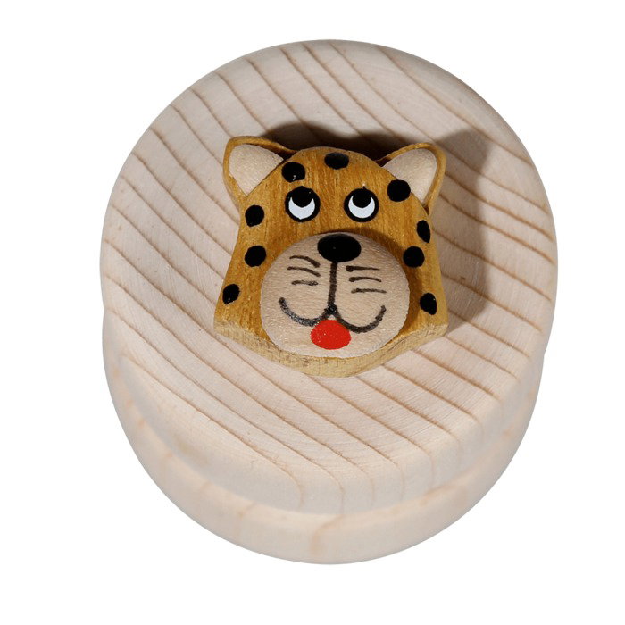 BLU Cutiuta Lemn pentru Dinti de Lapte 3.5x3.5cm Animale