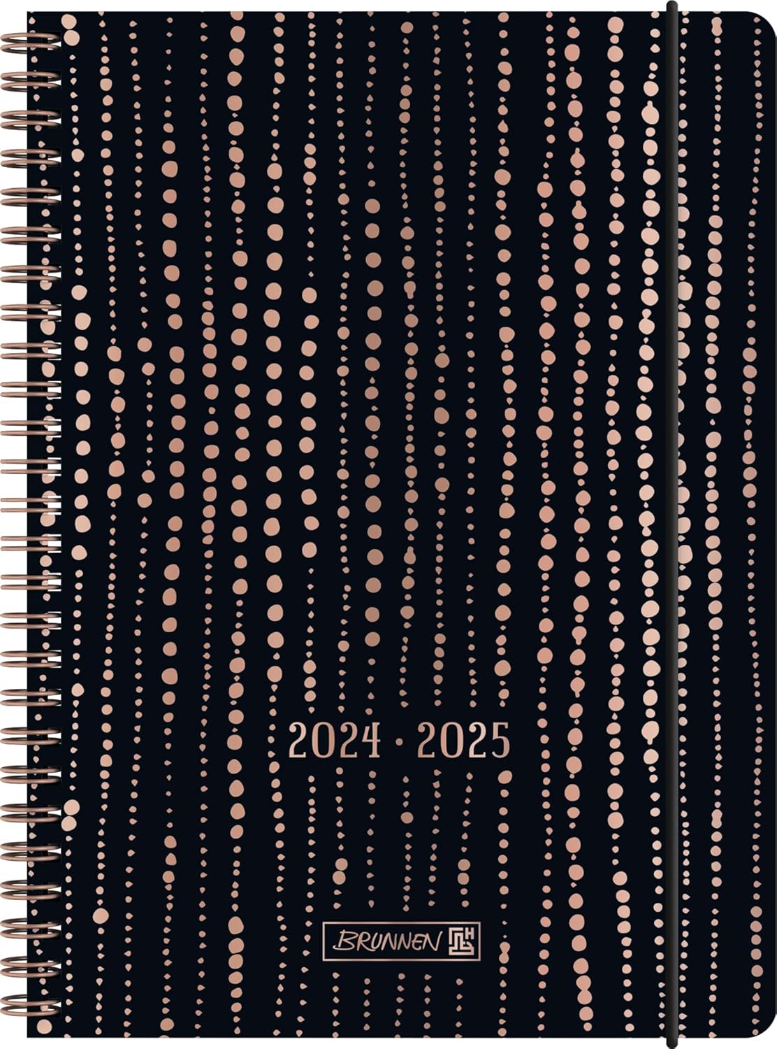 BR AGENDA SCOLARA SPIRA A5 PP DATATA SAPTAMANAL 2024-2025 CU ELASTIC PEARLS 72155175