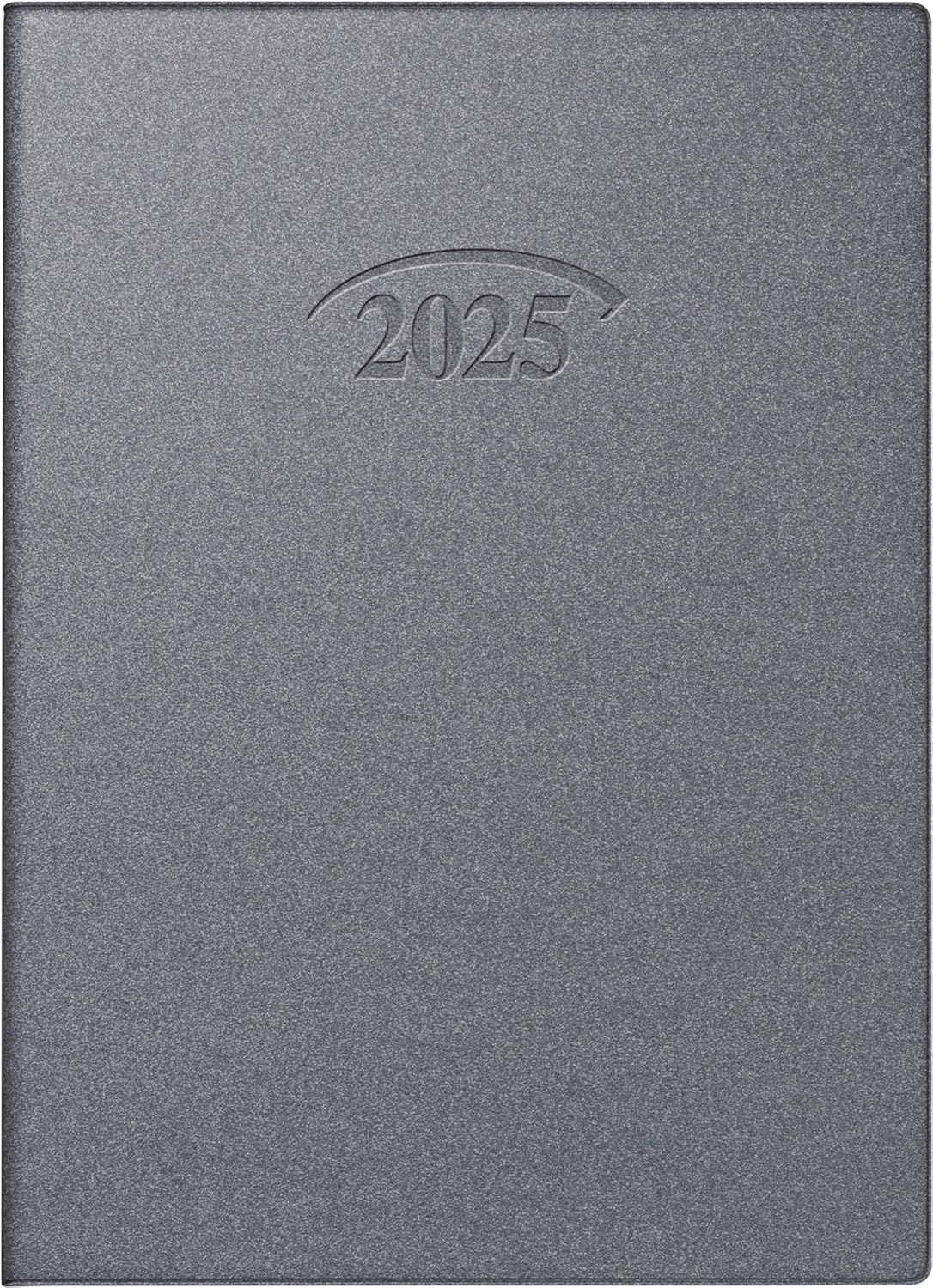 BR AGENDA DATATA ZILNIC ARTISTICO A6 2025 ARGINTIU 73610925