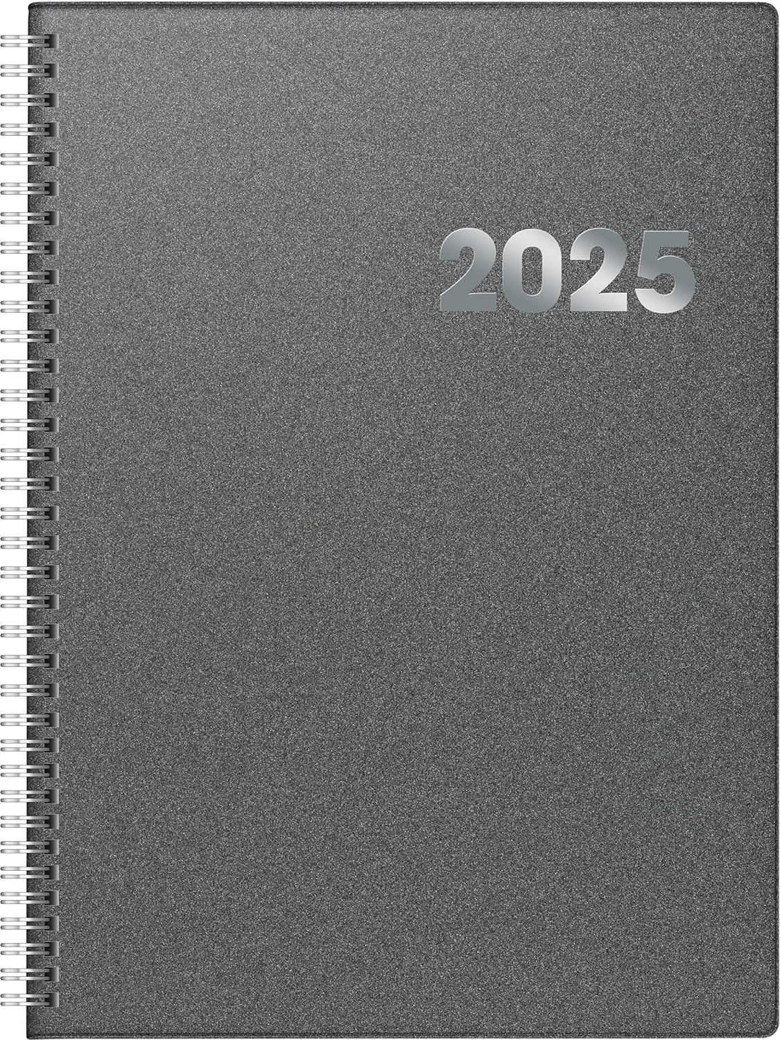 Brunnen Agenda Zilnica A4 2025 Spira Gri Metalic