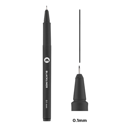 SCR Blackliner 0,1mm BK Molotow MLW616