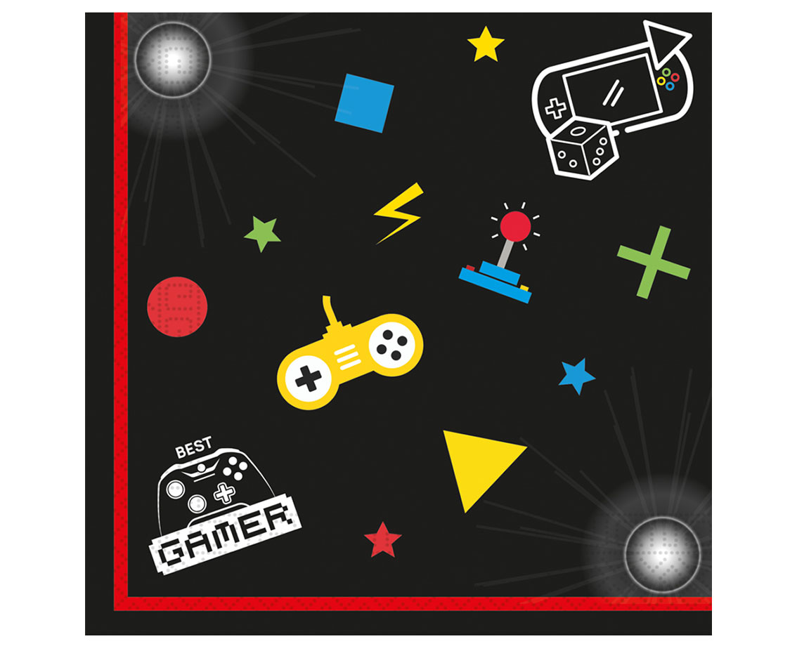 Godan Servetele Gaming Party 33x33 cm 20 buc