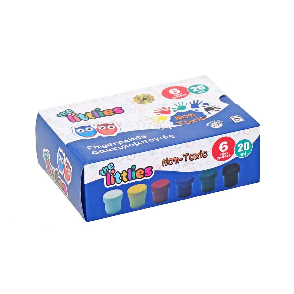 DIA TEMPERA FINGERPAINT THE LITTLIES 6/SET 646124