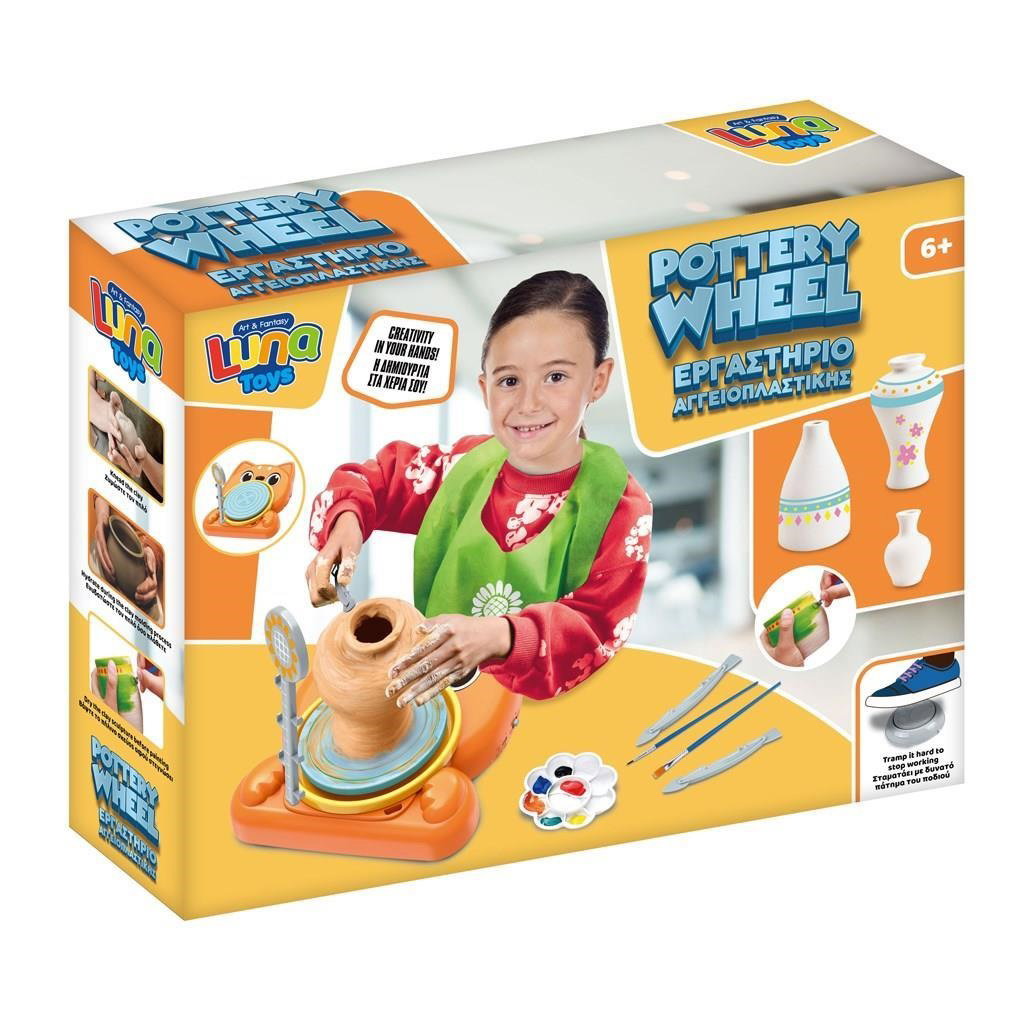DIA SET CREATIV OLARIT CU ROATA PISICUTA, SORT SI 6 CULORI LUNA 622705