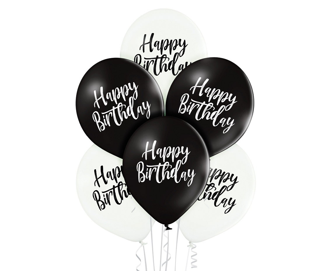 GOD BALON LATEX HAPPY BIRTHDAY 30CM BRN_5000578