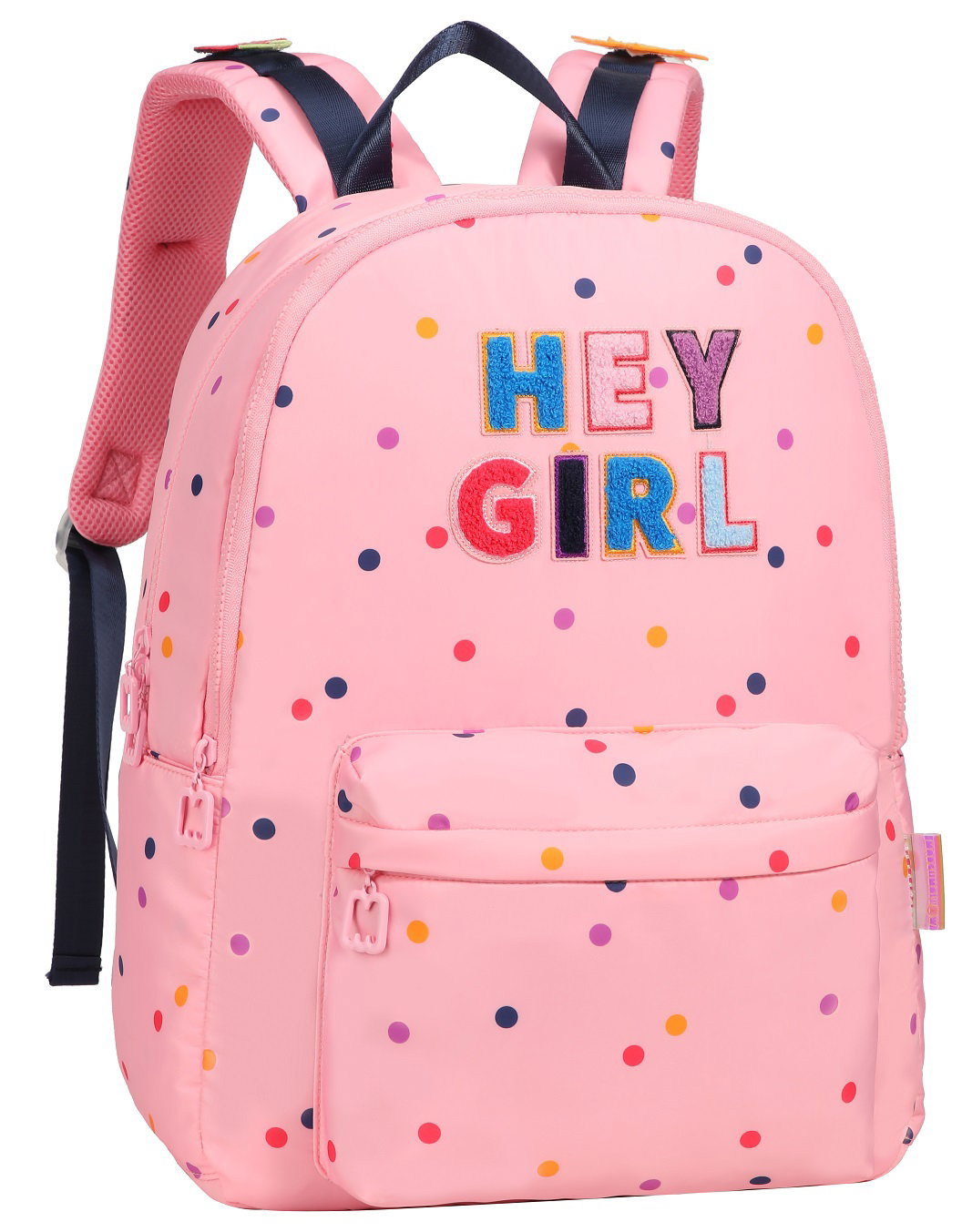 Rucsac Școlar Marshmallow Hey Girl 2 Compartimente Roz 64468
