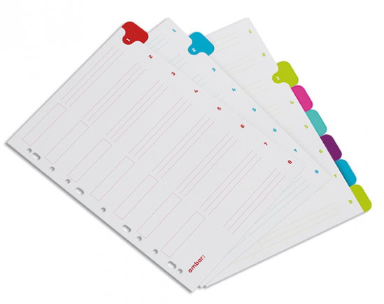 AM SEPARATOARE INDEX A4 CARTON 8 CULORI 163795
