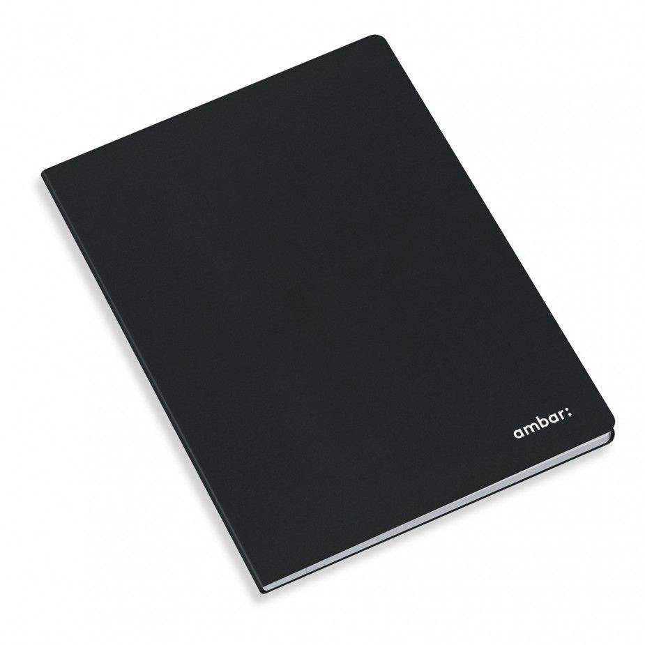 Ambar Caiet A4 80 File Veline Negru