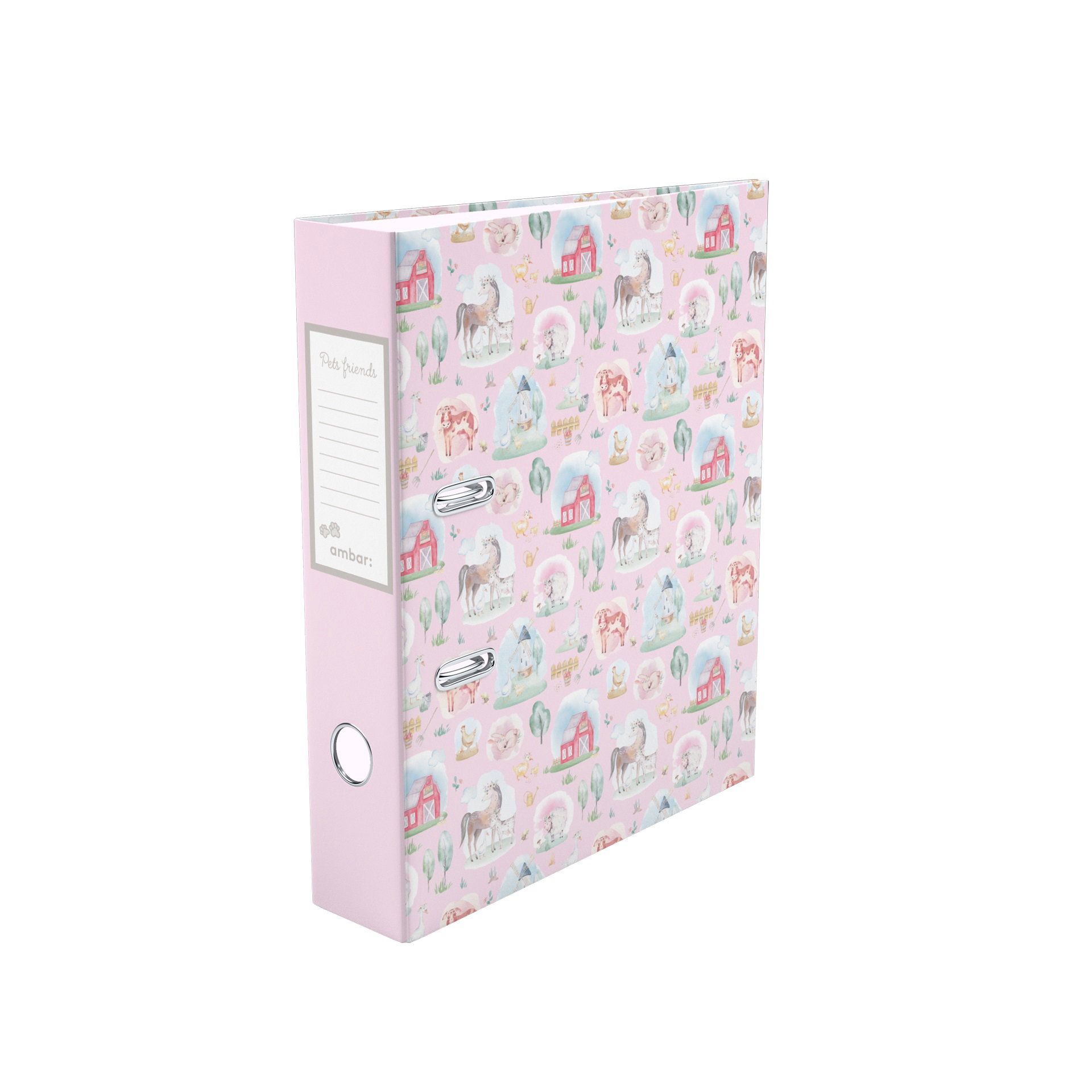 Biblioraft A4 Ambar Pets Friends Farm 7.5cm