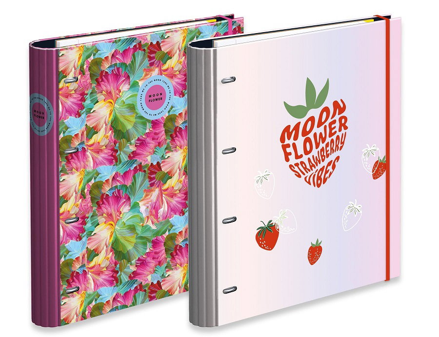 AM CAIET MECANIC A4 TEEN MOON 4 INELE, ELASTIC, REZERVA LINII, SEPARATOARE CARTON 228708
