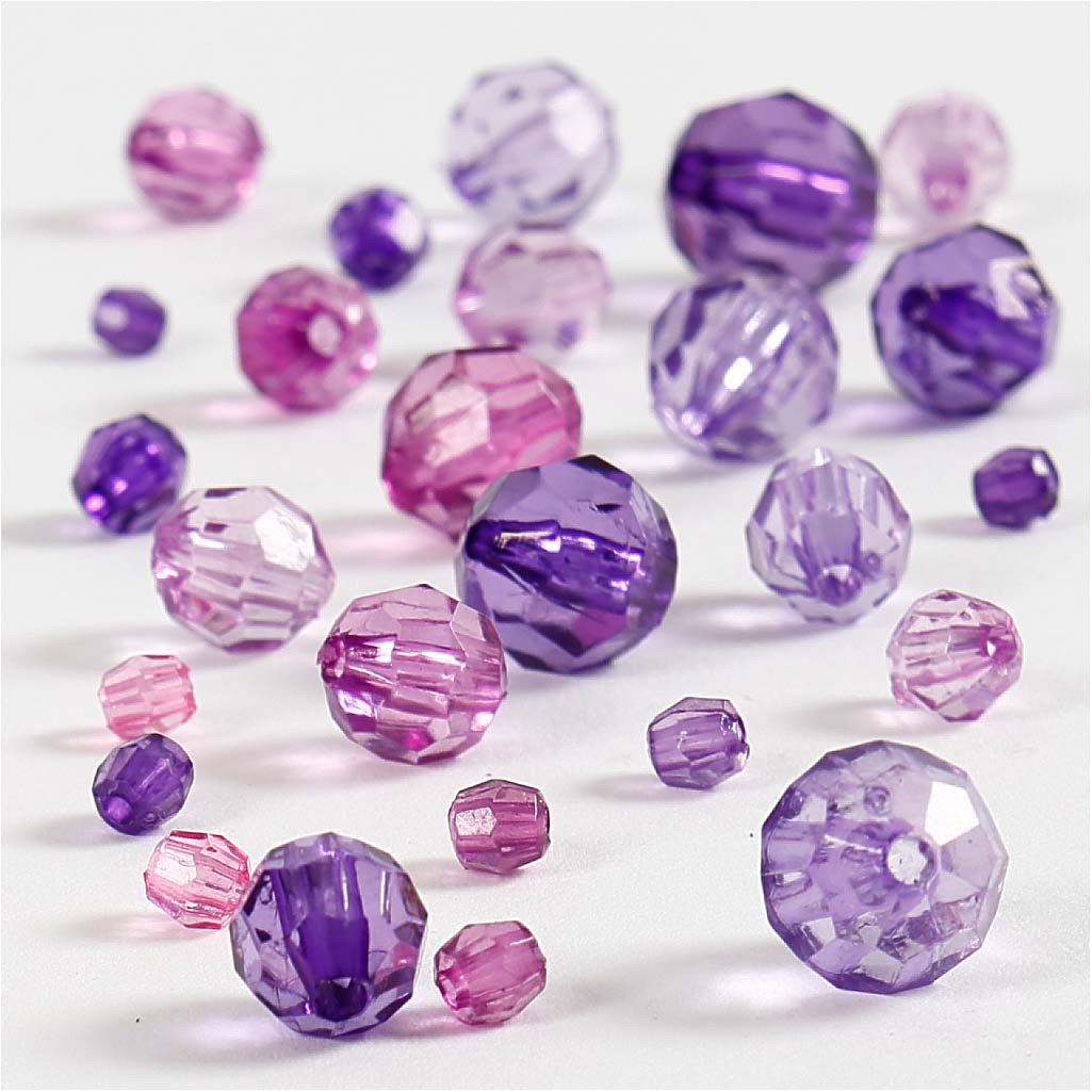 CC Margele Acrilic 4-12mm 45g Purple 618831