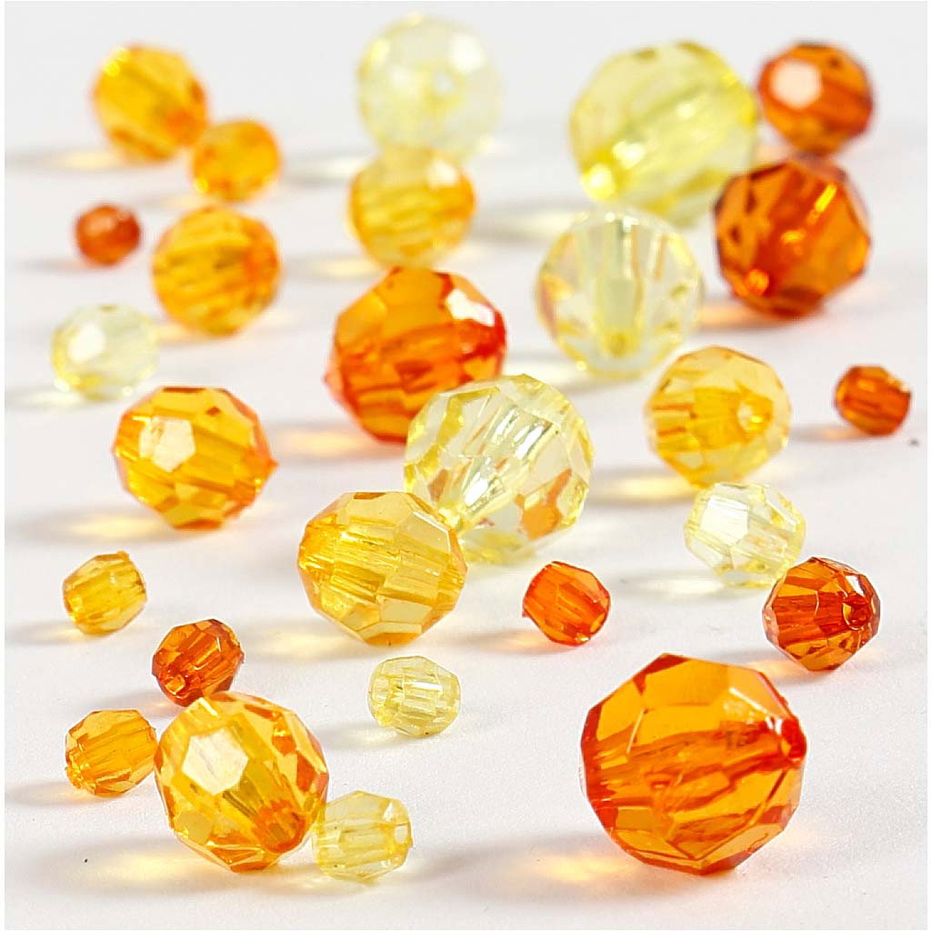 CC Margele Acrilic 4-12mm 45g Galben 618861