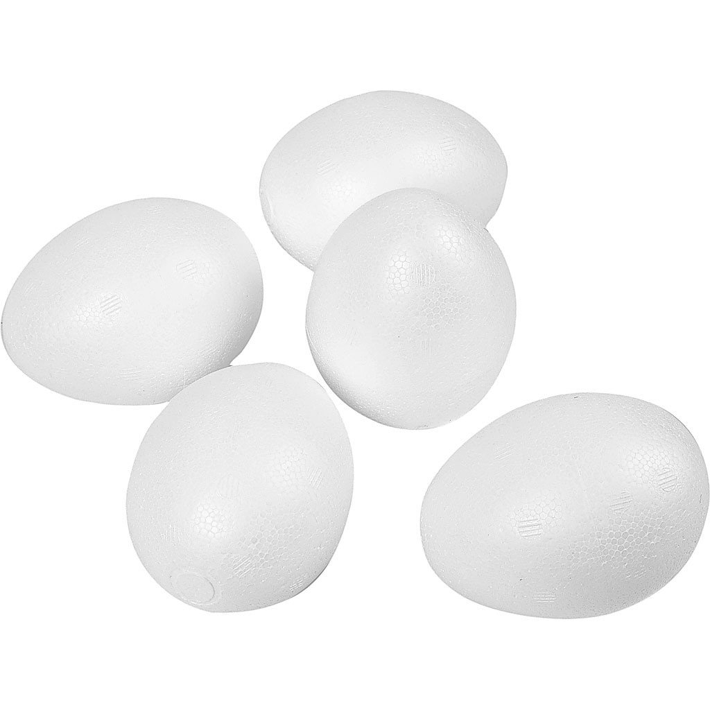 Polystyrene Discs 8cm White 50-Pack