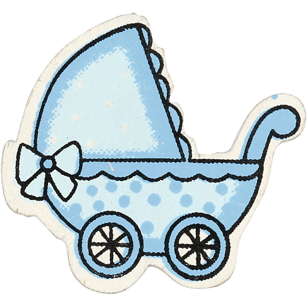 CC FORME LEMN CARUCIOR BEBE ALBASTRU 599711