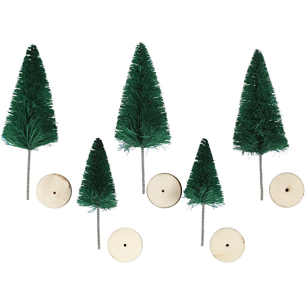 CC BRADUTI DECOR VERZI 5/SET 40+60MM 51651