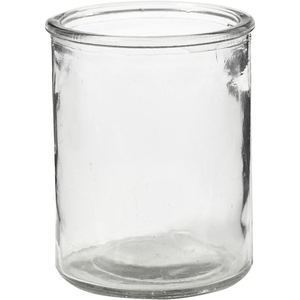 Glass Tea Light Candle Holder 9.8 cm