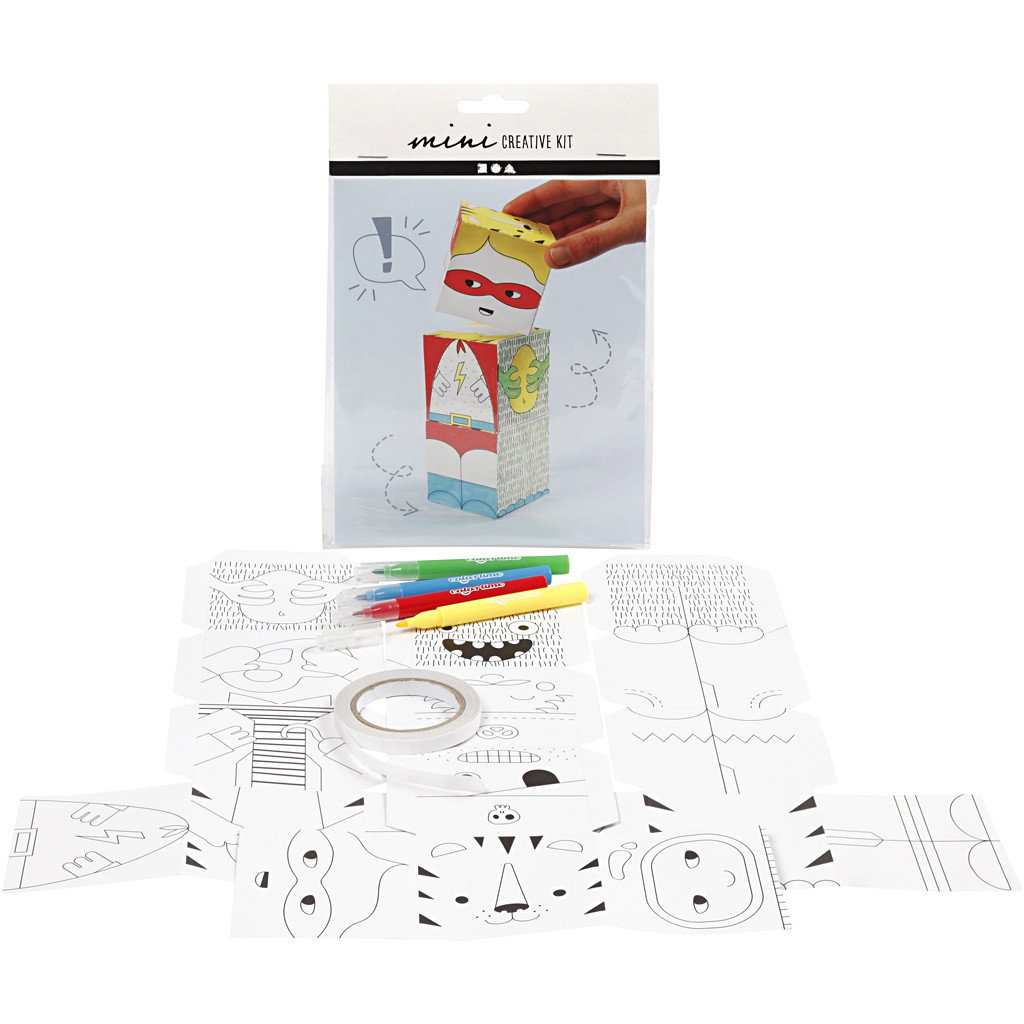 CC MINI KIT CREATIV CARTON MONSTRII&ROBOTI 977210