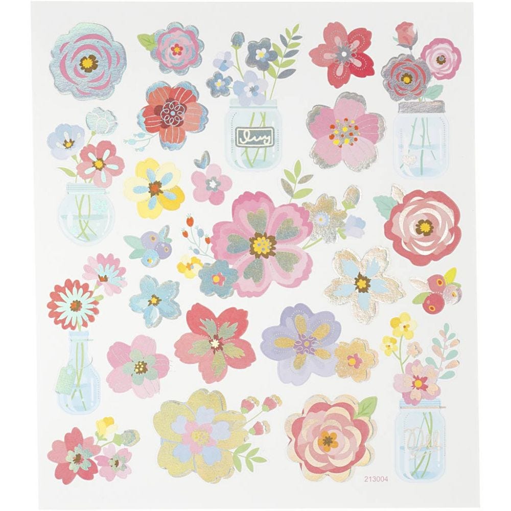 CC STICKER DECOR SPRING FLOWERS 27193