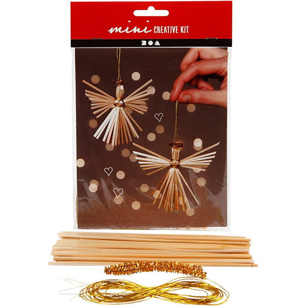 CC MINI KIT CREATIV CRACIUN DECORATIUNI SUSPENDATE INGER DIN PAIE 8CM 977414